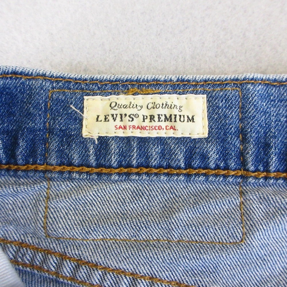 Levi's 511 Jeans Mens 30x34 (Actual 30x32) Blue Slim Premium Stretch Denim - Picture 5 of 11